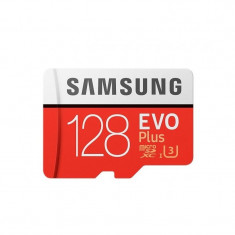 Card de memorie Samsung MicroSDXC EVO Plus 128GB CLASS 10 UHS I U3 100MB/s cu adaptor SD foto