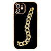 Husa Cover Fashion Shiny Diamond pentru iPhone 14 Pro Negru