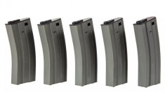 &Icirc;ncărcător Mid‑Cap 120 BB pentru replici M4/M16 &mdash; Gri [Specna Arms]