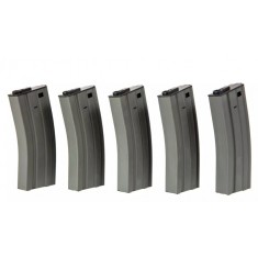 &Icirc;ncărcător Mid‑Cap 120 BB pentru replici M4/M16 &mdash; Gri [Specna Arms]