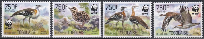 Togo 2014 - WWF - Dropie Denham, MNH