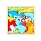 Puzzle lemn animale 12 piese