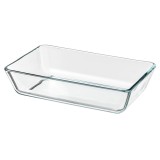 Vas sticla termorezistenta pentru cuptor, 27 x 18 cm, model dreptunghiular