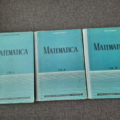 MATEMATICA MANUAL PENTRU SCOLILE PROFESIONALE 3 VOLUME CARTONATE Nicolae Dumitru