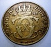 F.576 DANEMARCA CHRISTIAN X 2 KRONER 1941 RARA 129.000 ex., Europa, Bronz-Aluminiu