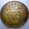 F.576 DANEMARCA CHRISTIAN X 2 KRONER 1941 RARA 129.000 ex.