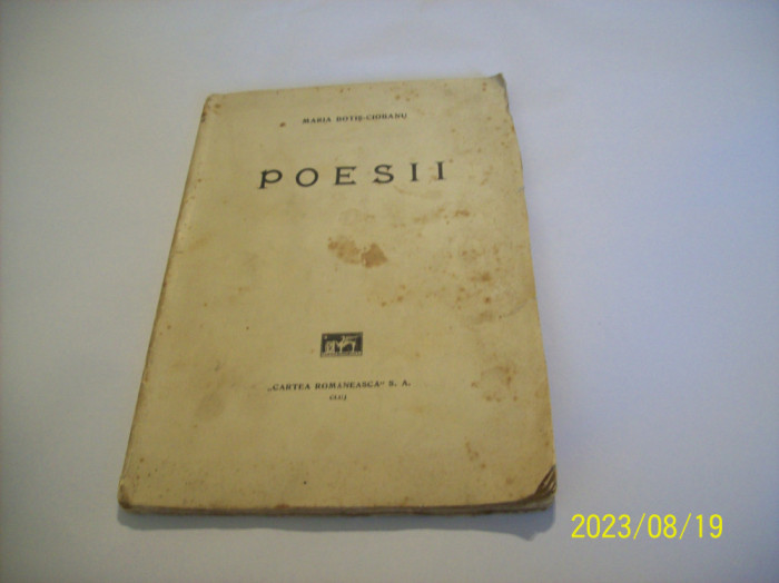 poesii maria botis-ciobanu an 1941-cu autograf