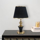 Veioza Decorativa Neagra, Inaltime 52 Cm