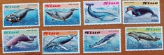 NIUE-&amp;#039;&amp;#039;FAUNA MARINA:PESTI,BALENE ,RECHINI&amp;#039;&amp;#039;-Serie complete 8 TIMBRE-MNH-Nestampilate foto
