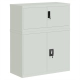 Cumpara ieftin Fiset, gri deschis, 90x40x110 cm, otel