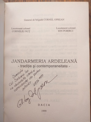 Jandarmeria ardeleana: traditie si contemporaneitate, 1999-Cornel Oprean foto