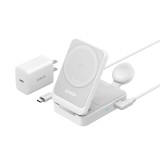 Incarcator wireless pentru Apple 3in1 Anker, 15W, B2557321, alb