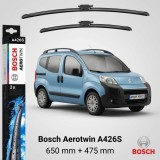 Cumpara ieftin Ștergătoare Citroen Nemo MPV 04.2009&ndash;12.2018 | Bosch Aerotwin A426S 650/475 mm