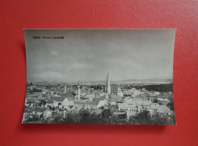 CARTE POSTALA - RPR - CLUJ - VEDERE GENERALA foto