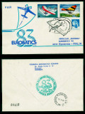 1983 EUROBATICS &#039;83 Zbor Special Bucuresti - Ravenna, ZLIN 50, inseriat circulat