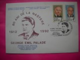 HOPCT PLIC NR 1714 GEORGE EMIL PALADE 80 ANI DE LA NASTERE 1912-1992 /PREMIUL NOBEL-PLOIESTI 1992 -ROMANIA