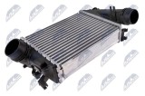 Radiator intercooler Nissan Qashqai II 1.5 DCI 2013-, X-Trail III 1.6 2015-, Megane IV 1.5 2016-; 144614EA0A; NTY, aftermarket