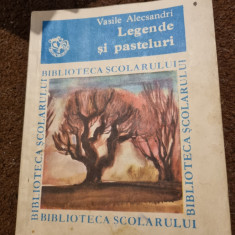 carte pentru copii - legende si pasteluri - vasile alecsandri - din anul 1982