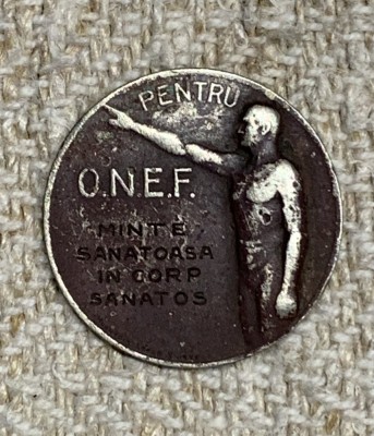 Insigna ONEF minte sănătoasă &amp;icirc;n corp sănătos fără ac foto