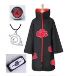 Cumpara ieftin Costum Naruto 4 piese: roba+ bandana+ lantisor+ inel (marime 130-150)