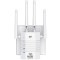 Amplificator Semnal Wireless Linomag&reg;, Range Extender Retea WiFi, 4 Antene, Retea 2.4 &amp; 5GHz Dual Band, Trasnfer pana la 1200Mbps, 2 x Port LAN, Acope