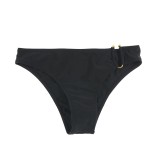 Slip de baie negru cu detalii aurii