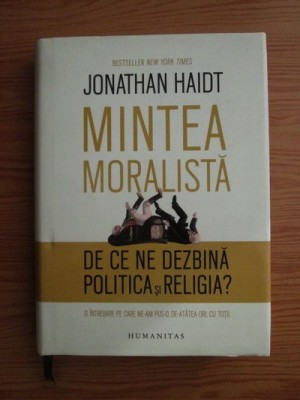 JONATHAN HAIDT - MINTEA MORALISTA foto
