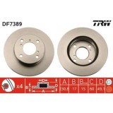 Set disc frana Suzuki Alto 6 (Ff) 09.04-12.09, Wagon R+ Liftback (Em) 10.97-10.00, Fata, 231X17mm, ventilat, TRW