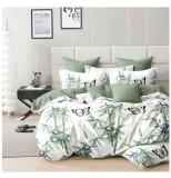 Cumpara ieftin Lenjerie pat dublu,bumbac finet,6 piese,cearceaf normal 220x240cm, cearceaf pilota 200x220cm, 2 fete de perna 50x70, 2 fete de perna 70x70-A1093