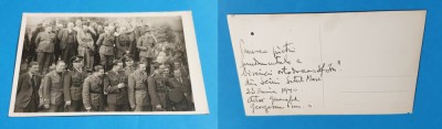 Fotografie veche anul 1940 - Ofiter romani - Biserica Sf Ion din Satu Mare foto
