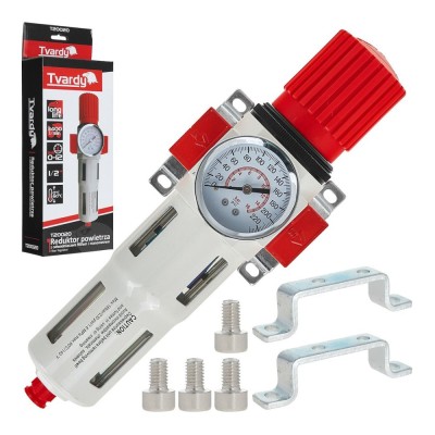 Reductor de aer cu manometru, 1 / 2&amp;quot;, Tvardy T20020 foto