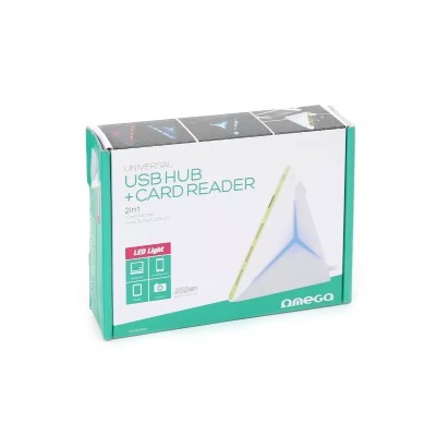 HUB USB 2.0 3 porturi si CARD READER OMEGA foto