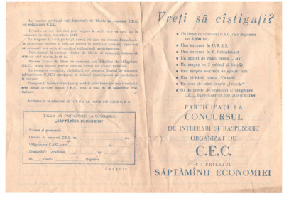 Pliant concurs CEC 1957 foto