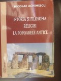 Istoria si filozofia religiei la popoarele antice