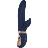 Dream Toys Goddess Collection Atropos vibrator cu stimularea clitorisului blue 22,5 cm