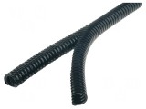 Tub de protecție poliamidă neagră 28mm -40&divide;110&deg;C
