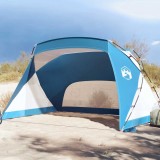 VidaXL Cort de plajă albastru azur, 274x178x170/148 cm, poliester 185T