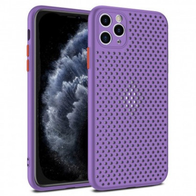 Husa Capac Silicon Breath, Samsung A415 Galaxy A41, Violet foto