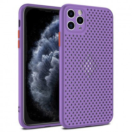 Husa Capac Silicon Breath, Apple iPhone XR, Violet