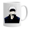 Cana alba personalizata jujutsu kaisen gojo, INOVATIX&reg;. 330 ml, Oem