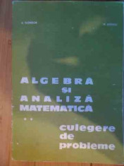 Algebra Si Analiza Matematica Vol.2 Culegere De Probleme - D.flondor N.donciu ,537656 foto