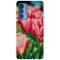 Husa compatibila cu Motorola Edge 20 Lite model Red Tulips, Silicon, TPU, Viceversa