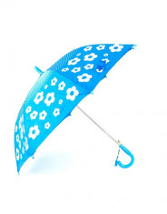 Umbrela copii imprimeu Floral Albastru foto