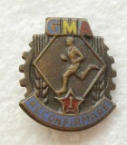 v596 INSIGNA GMA RECONFIRMARE ATLETISM LOCUL 1 20mm STARE EXCELENTA