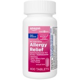 Antihistaminic Amazon Basic Care Complete Allergy Relief, Difenhidramină HCl 25 mg, 400 tablete