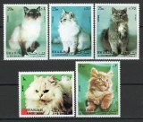 Sharjah 1972 Mi 1030/34 MNH - Pisici