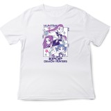 Tricou copii K Pop Demon Huntrix, 9-10 ani, alb, textură fină