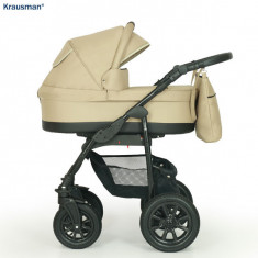 Krausman - Carucior 3 in 1 Jet Beige foto