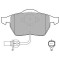 Set placute frana,frana disc FIAT MULTIPLA (186) (1999 - 2010) KRIEGER 0950006499