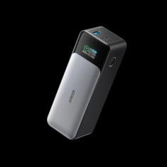 POWER BANK Anker &amp;quot;737&amp;quot; 24000mAh, 140W , 1 x USB, 2 x USB Type-C, LED pt. status baterie, 5V/3A, negru, &amp;quot;A1289011&amp;quot; (timbru verde 0.98 lei) - 0194644098 foto